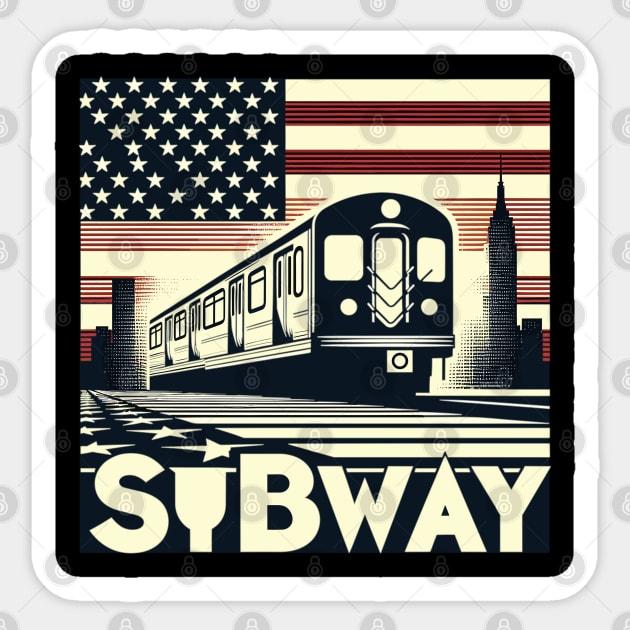 Subway Sticker by Vehicles-Art